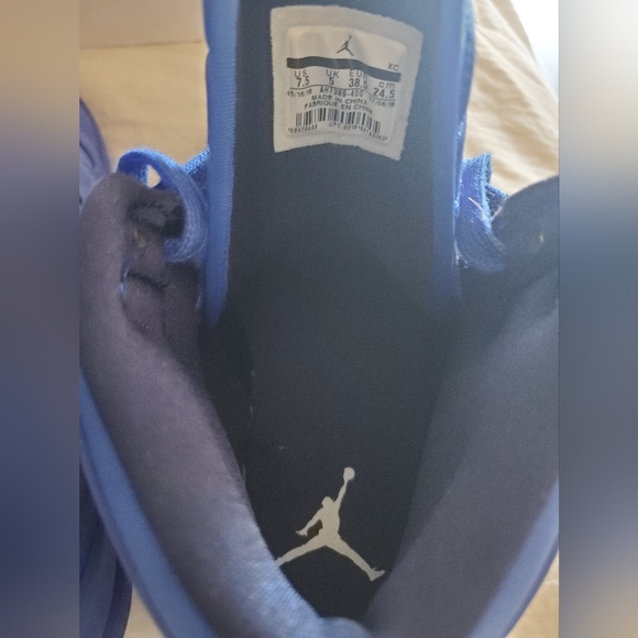 Womens Blue Void Jordan 1 High - Picture 6 of 10